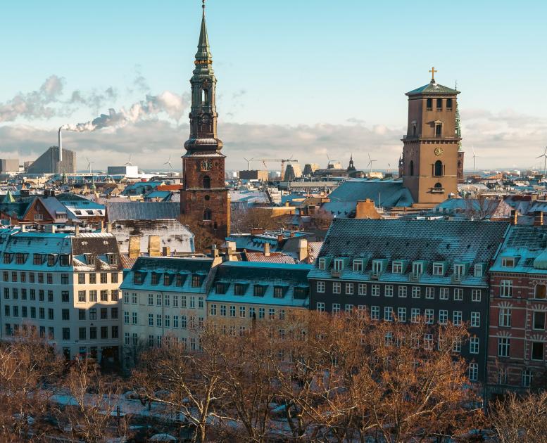 Copenhagen winter snow